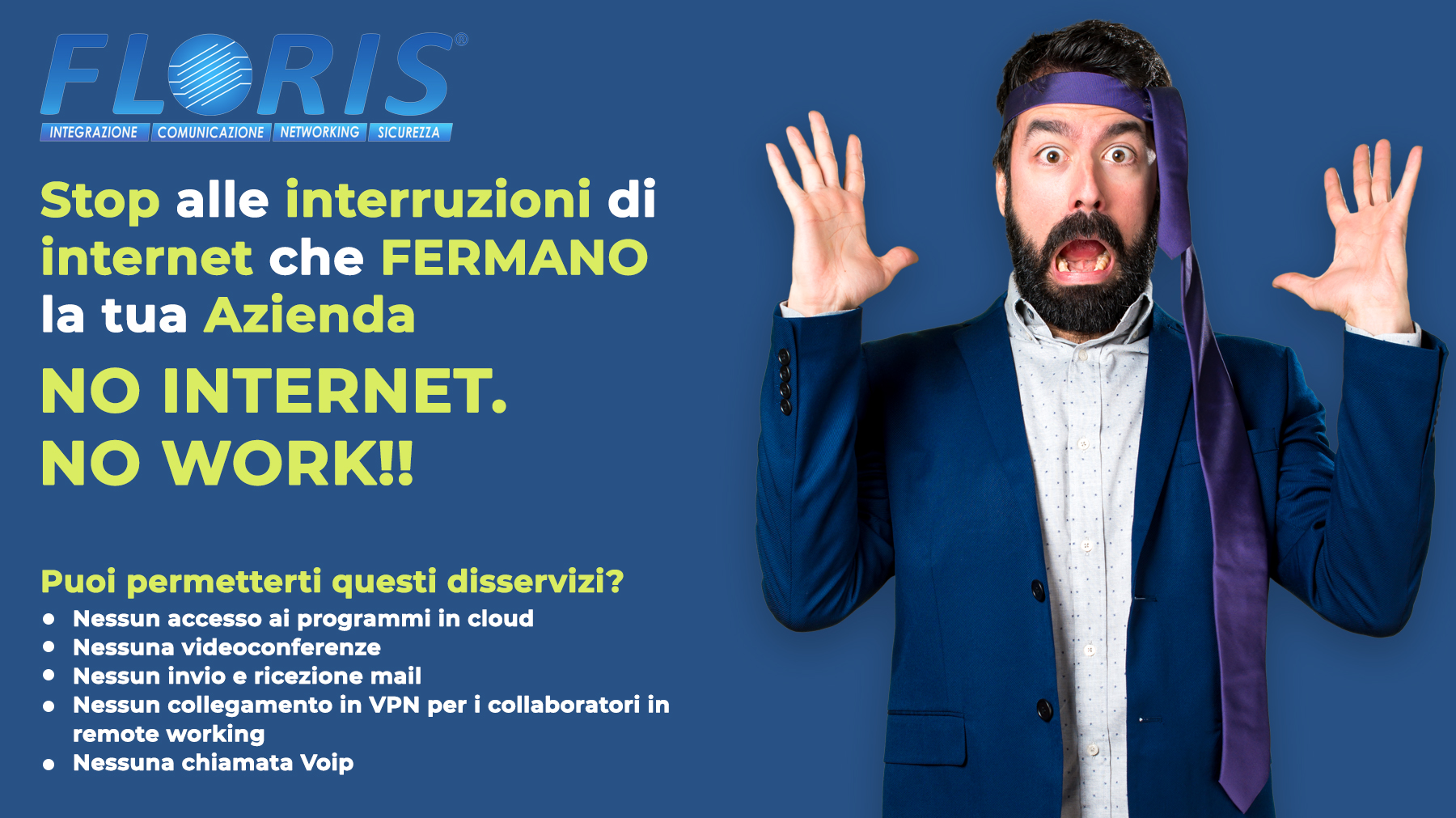 stop alle interruzioni internet che bloccano la tua azienda