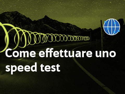 come effettuare uno speed test